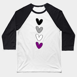 Asexual hearts flag Baseball T-Shirt